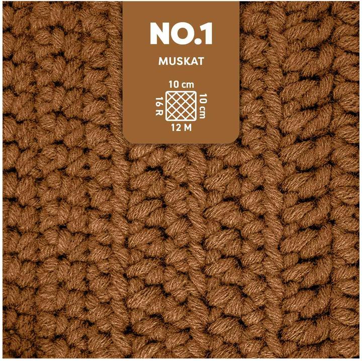 Actual product image Myboshi Wool no.1 col.176 nutmeg 50 g, 55 m, 70 % PAN, 30 % WO (55 m)