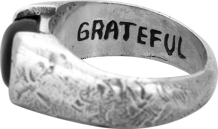 Produktbild Haze & Glory Ring Liberty - Schwarzer Onyx 925 Silber (66, 925 Silber)