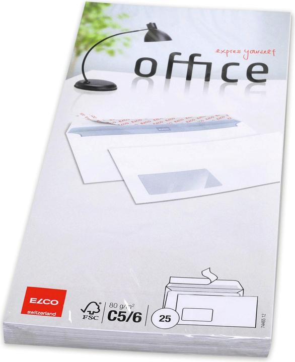 Produktbild Elco Briefumschläge Office in Kleinpackung (C5/6, 25 x)