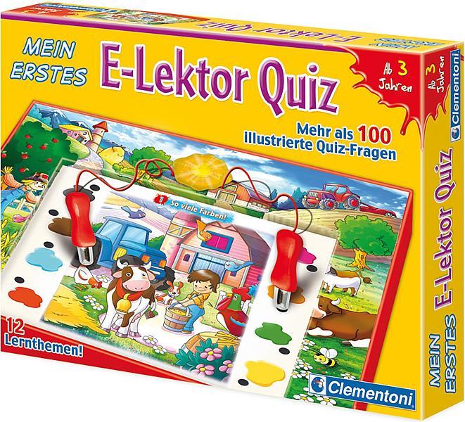 Produktbild Clementoni E-Lektor Mein erstes Quiz