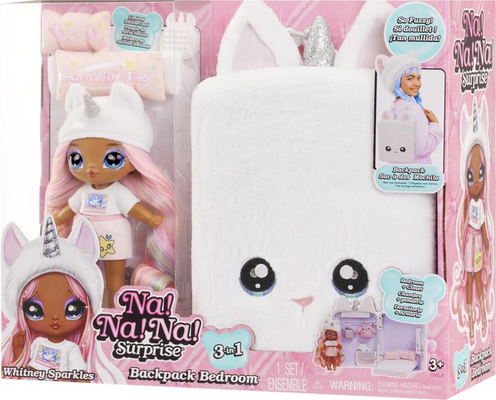 Produktbild MGA Na. Na. Na. Surprise 3-in-1 Backpack Bedroom Unicorn Playset