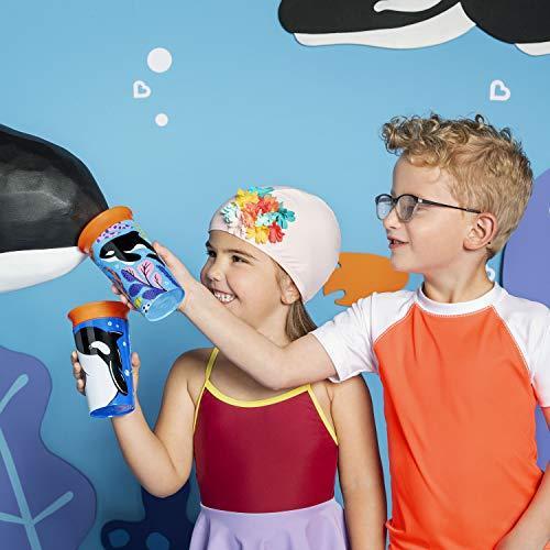 Actual product image Munchkin tutorial cup with handles, orca, miracle 360 Wildlove, 6 months +, 177 ml, 05177502