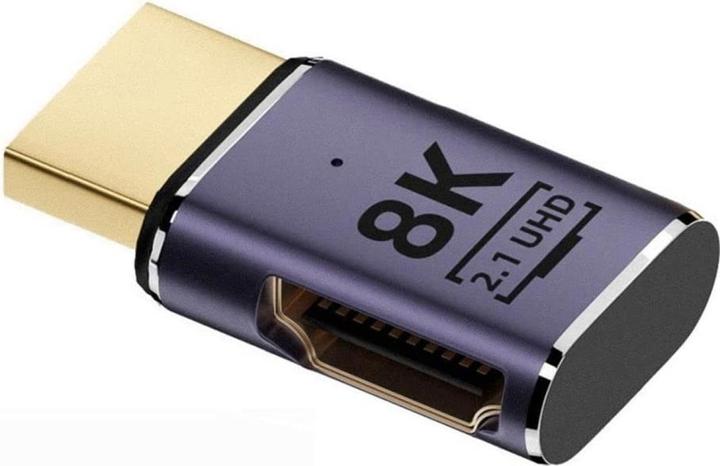 PowerGuard Adattatore da HDMI a HDMI 2.1 con angolo di 90 gradi a sinistra (HDMI)
