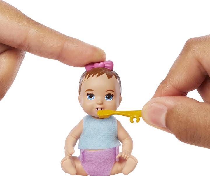 Productafbeelding Mattel Lalka Barbie Dziecko i Akcesoria - mycie zębów