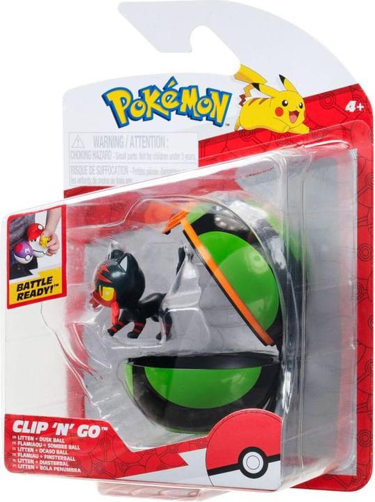 Produktbild Jazwares Pokémon Clip'n'Go Poké Balls Flamiau & Finsterball