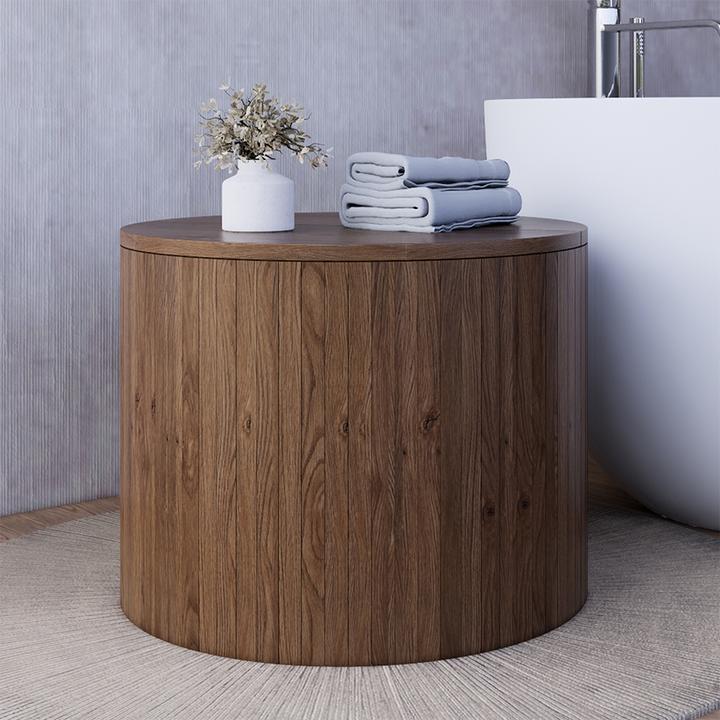 Produktbild Vichy Couchtisch Tavilo, Walnuss, 48 x 48 cm (48 x 38 x 48 cm)