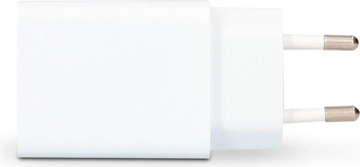 Image du produit Contact Chargeur mural + câble Lightning MFI Apple-compatible 2.1A Blanc (10 W)