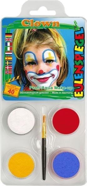 Actual product image Eulenspiegel Make up set clown