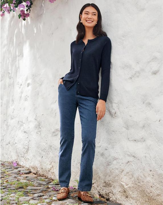 Produktbild Anne Weyburn Cardigan mit rundem Ausschnitt und Knopfleiste (42)