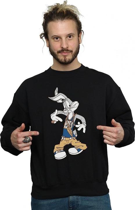 Image du produit Looney Tunes Mens Rapper Bugs Bunny Cotton Sweatshirt (XXL)