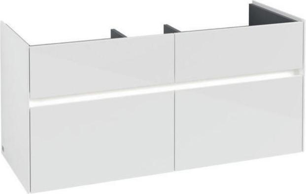 Immagine prodotto Villeroy & Boch V&B Mobiletto COLLARO 1154x546x444mm con LED Bel Bianco Lucido (115,5 x 44,5 x 54,5 cm)