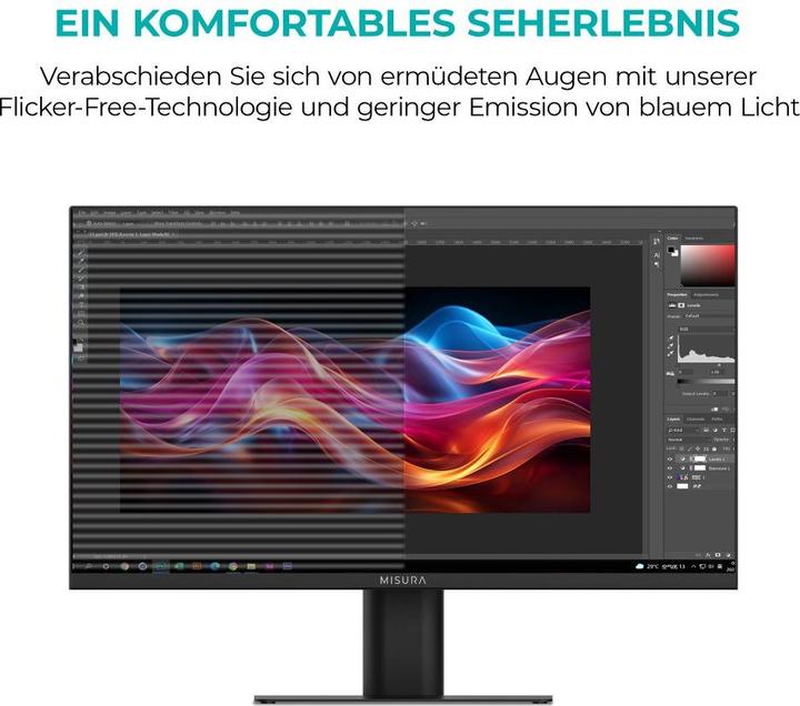 Produktbild Misura Büro-Monitor 24" - 75 Hz (1920 x 1080 Pixel, 24")
