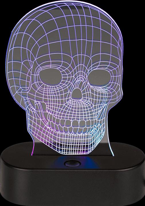 Image du produit Out of the blue Lampe de table LED 3D Tête de mort