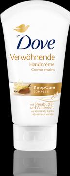 Dove Verwöhnende Handcreme mit Sheabutter und Vanilleduft (75 ml)