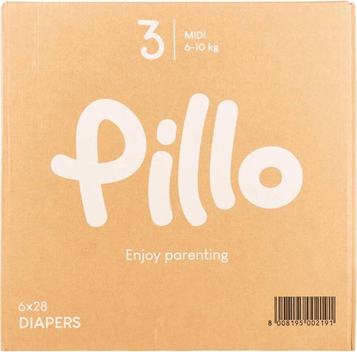 Immagine prodotto Pillo Enjoy Parenting (Dimensione 3, Pacco mensile, 168 Pezzo/i)