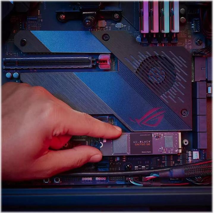 Actual product image WD Black SN750 SE (500 GB, M.2 2280)