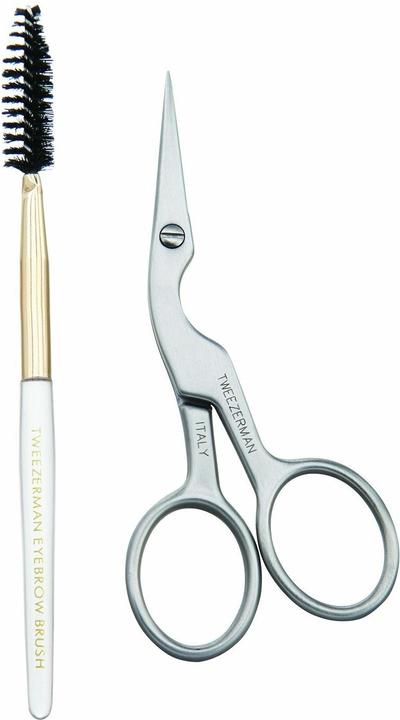 Tweezerman Eyebrow scissors with brush