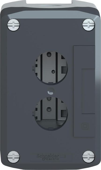 Image du produit Schneider Electric Boîtier bouton-poussoir 22mm 2 trous gris