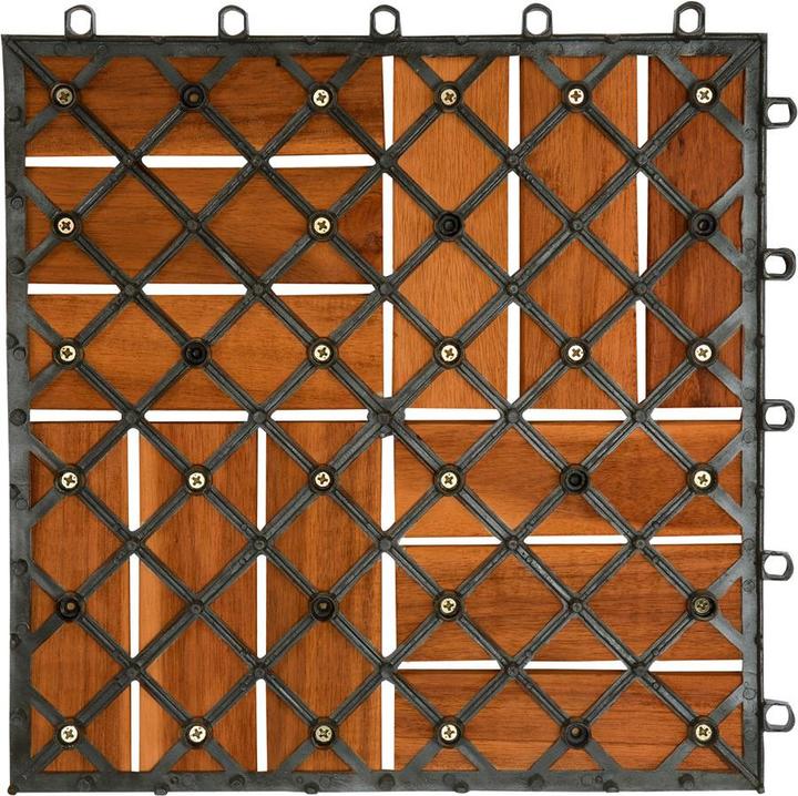 Image du produit Casaria Dalles en bois (44 x, 30 x 30 cm)