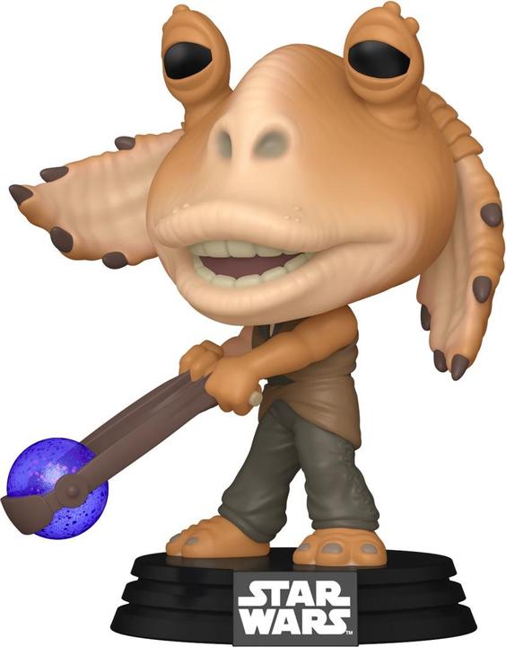 Produktbild Funko Star Wars: Episode I - Die dunkle Bedrohung Anniversary POP! Vinyl Figur Jar Jar Binks w/ Booma Ball