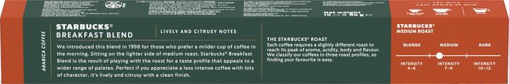 Immagine prodotto Starbucks Miscela per la colazione di Nespresso Tostatura media (10 x Porta.)