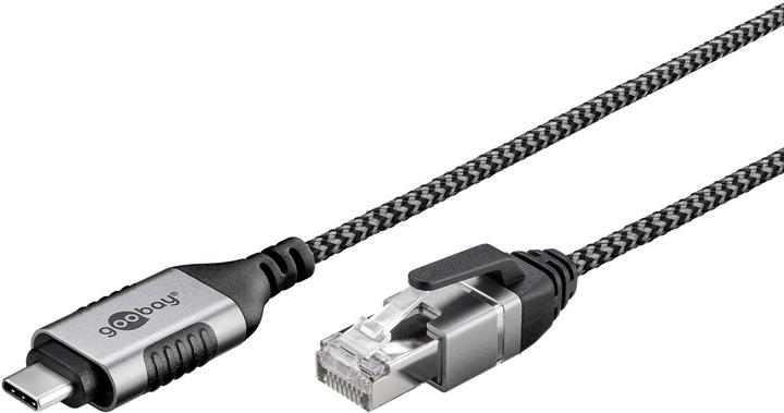 Produktbild Goobay Ethernet-Kabel USB-C 3.1 auf RJ45, Slim, 10 m (USB 3.1, RJ45 (1x))