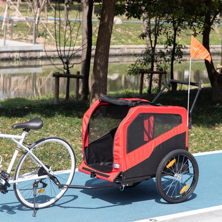 Actual product image PawHut Dog trailer with reflectors