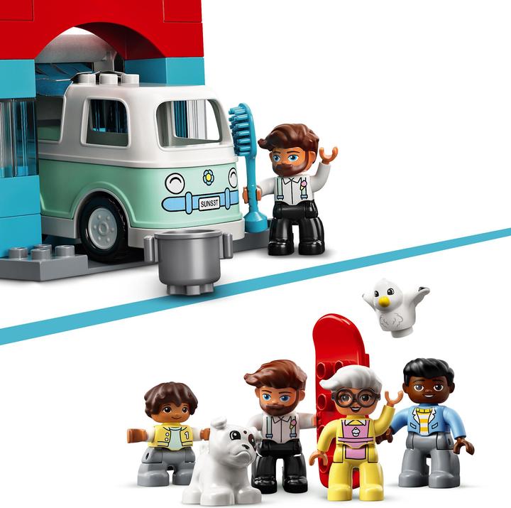 Produktbild LEGO Parkhaus mit Autowaschanlage (10948)
