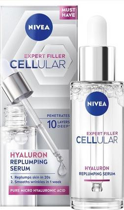 Actual product image NIVEA Cellular Expert Filler Hyaluronic Acid Replumping Serum 30ml - Anti-Aging (30 ml)