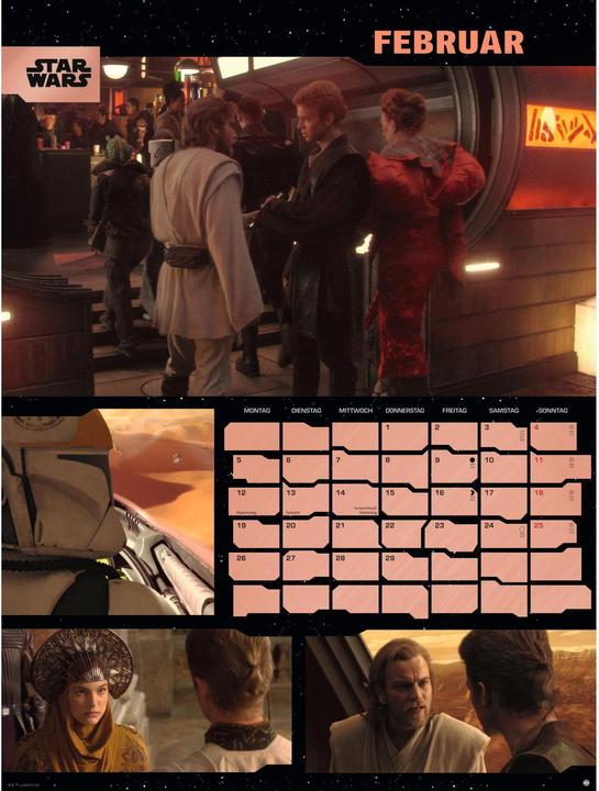 Produktbild Star Wars Broschur XL Kalender 2024 (45 x 30 cm, Deutsch)