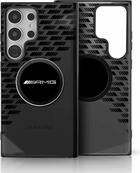 Immagine prodotto Mercedes AMG Transparent Rhombs MagSafe Case for Samsung Galaxy S25 Ultra - Black (Samsung Galaxy S25 Ultra)