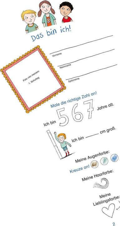 Actual product image Schlau für die Schule: Bunte Rätsel zum Schulstart (Schultüte 2025 rosa) (17.30 cm, 1 x)