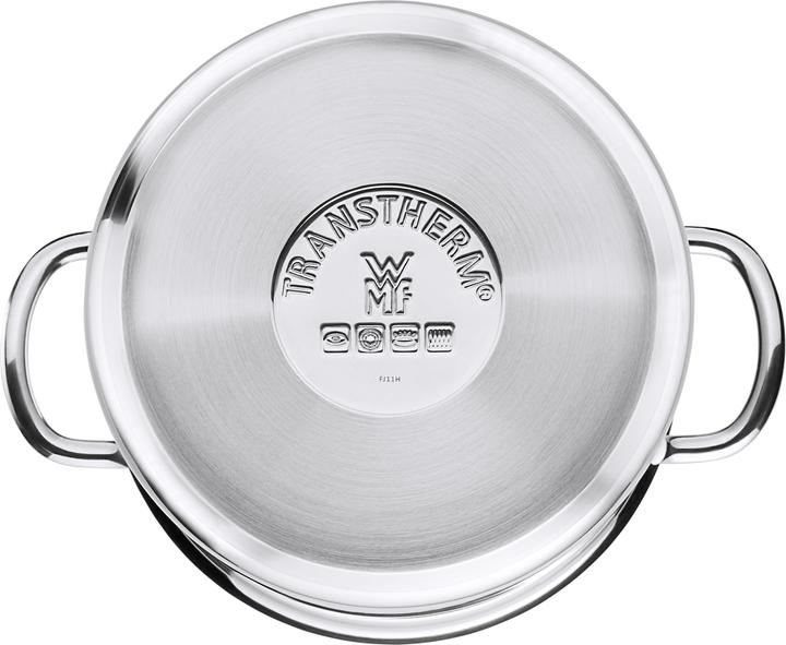 Productafbeelding WMF Asperge Pot Kookpot Inductie Hoog 16cm Pot met Glazen Deksel 5.0l Roestvrij Staal (16 cm, Steelpan, Roestvrij staal)