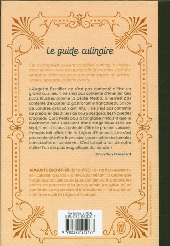 Image du produit Le guide culinaire d'Escoffier (Français, Auguste Escoffier, 2021)