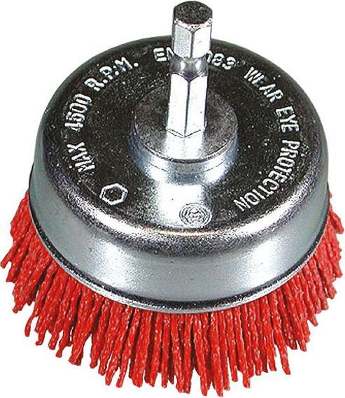 Hikoki Topfbürste nylon fein 75x1/4 (Fein)
