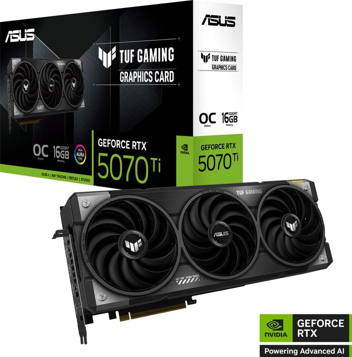 Produktbild ASUS TUF GeForce RTX 5070 Ti OC Edition (16 GB)