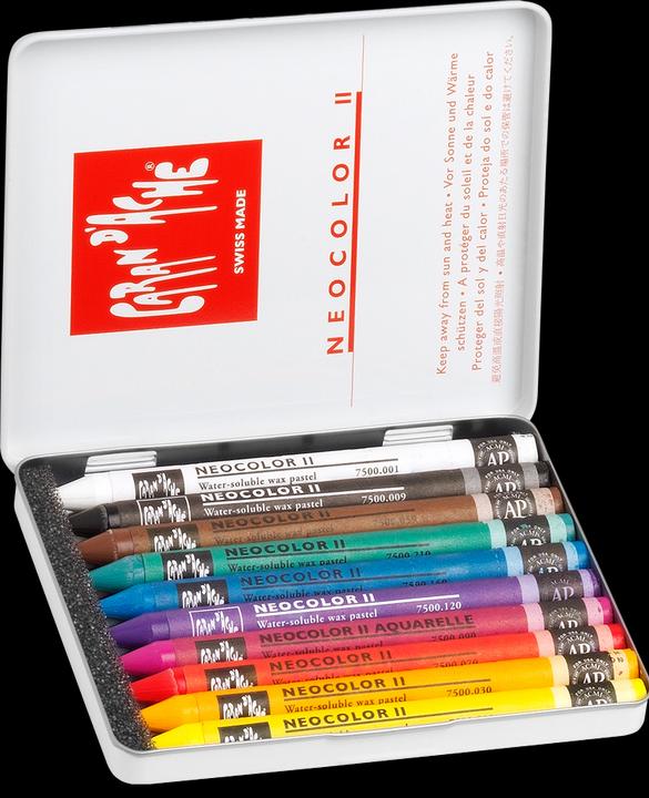 Produktbild Caran d'Ache Neocolor II Aquarelle Metallschachtel (Multicolor, 10 x)