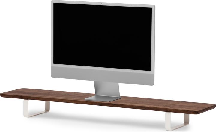 Image du produit Oakywood Desk Shelf - Support de bureau en bois - en bois massif - Noyer / Blanc -