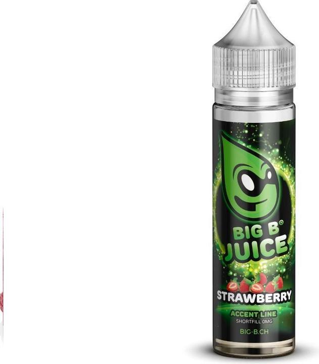 Big B Juice E-Liquid Linea Accent, Fragola 50ml "Shortfill" (Fragola)