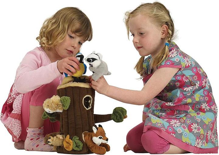 Produktbild The Puppet Company Baumhaus mit 6 Tier-Baby's