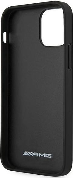 Image du produit Mercedes AMG AMHCP12MDOLBK iPhone 12/12 Pro 6.1 "noir / étui rigide noir, cuir estampillé à chaud (Apple iPhone 12)
