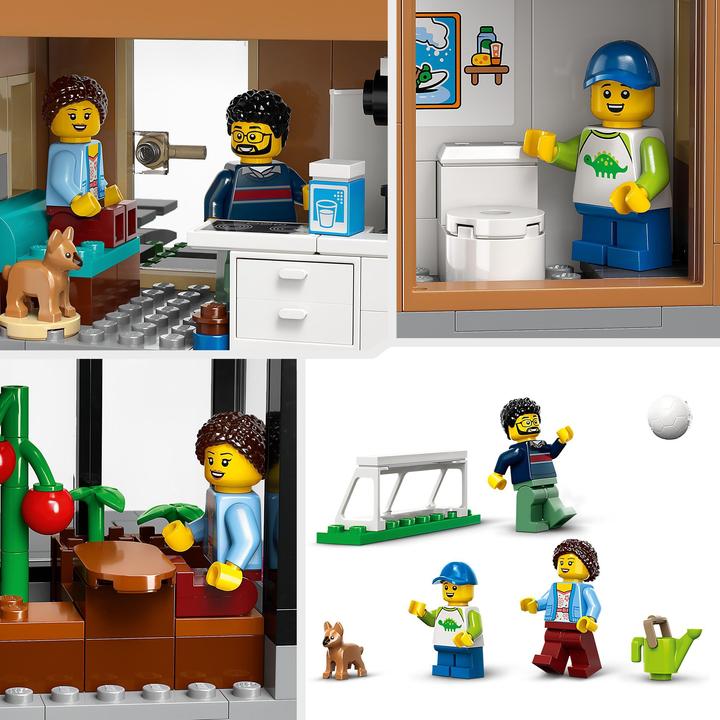 Actual product image LEGO Family home with electric car (60398, LEGO City)