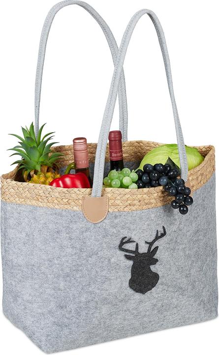 Actual product image Relaxdays Felt bag