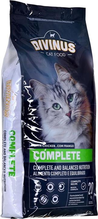 Actual product image Divinus Cat Complete - dry cat food - 20 kg (Senior, 1 pcs., 20000 g)