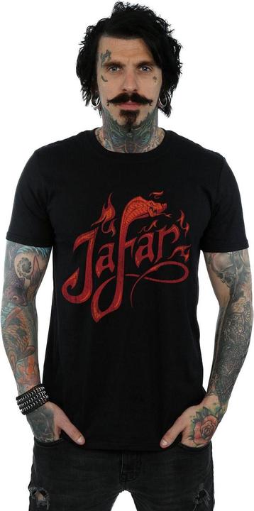 Immagine prodotto Disney Aladdin Movie Jafar Flames Logo Maglietta Uomo (5XL)