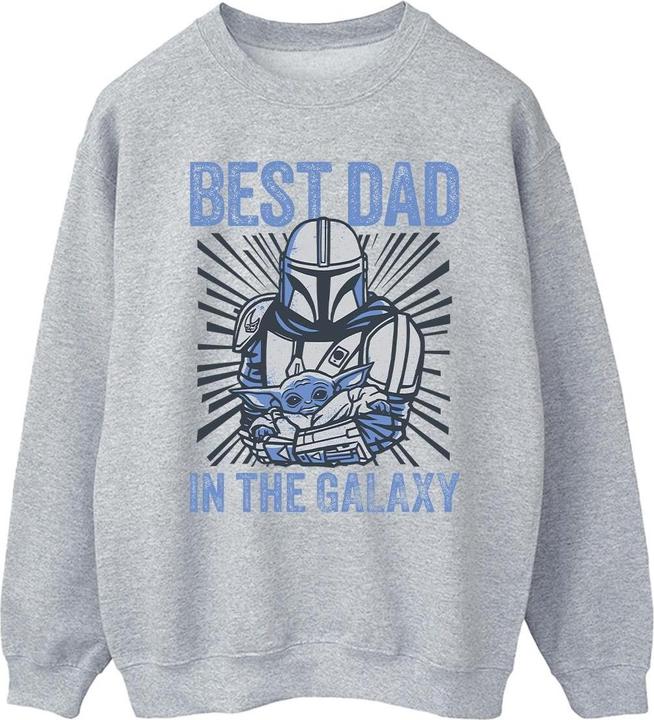 Star Wars Mandalorian Best Dad Galaxy Sweatshirt