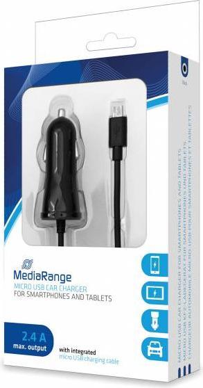 Actual product image MediaRange MicroUSB car charger
