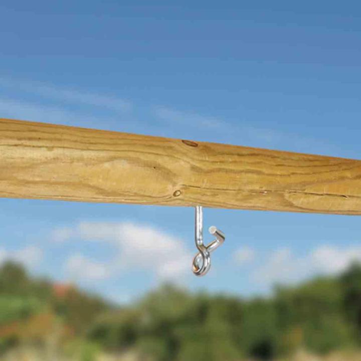 Actual product image GAH Alberts swing hook 12 x 160 mm wooden thread blue galvanised (1 pcs.)