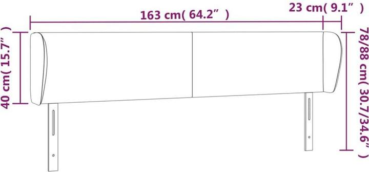 Image du produit VidaXL Cassandra (163 x 23 x 88 cm)