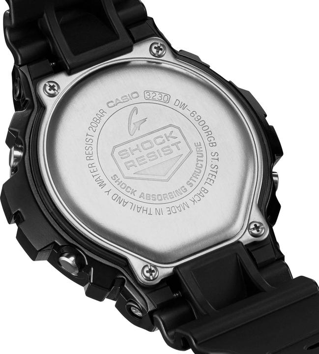 Actual product image Casio G-Shock - DW-6900RGB-1ER (Digital watch, Chronograph, 50 mm)